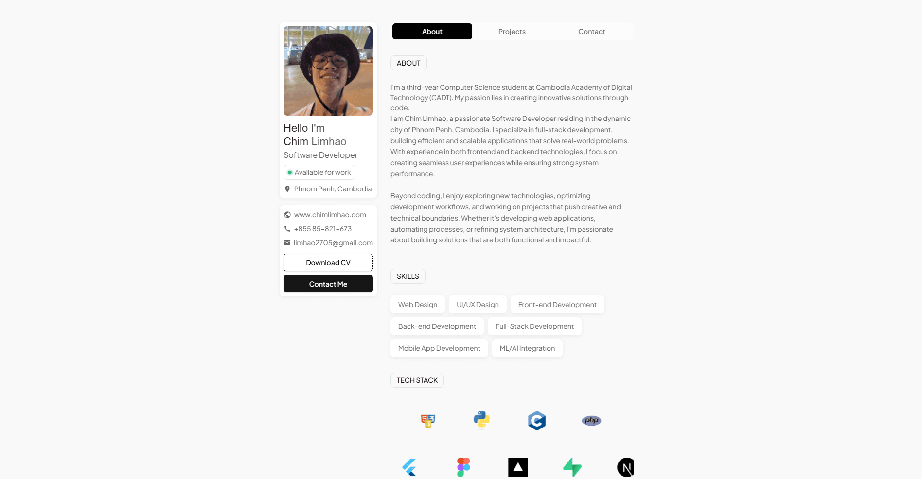 app screen
